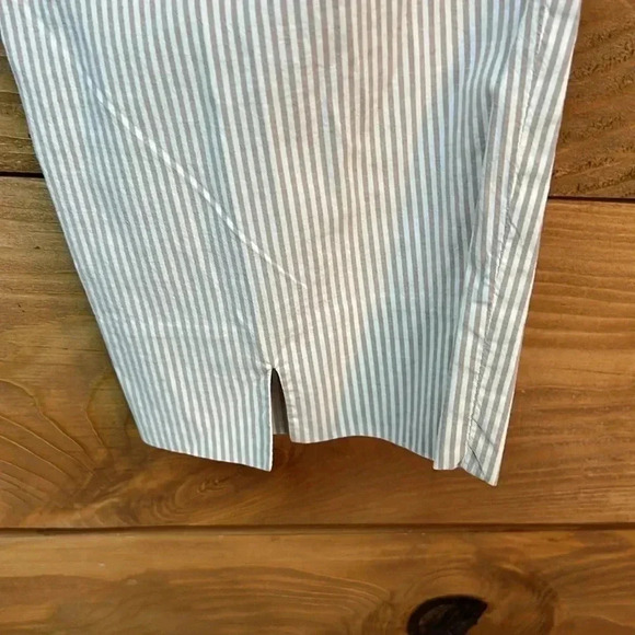 Womens Piazza Sempione Audrey dress pants Cotton Silk Elastic size 42 Made in It - Picture 3 of 10